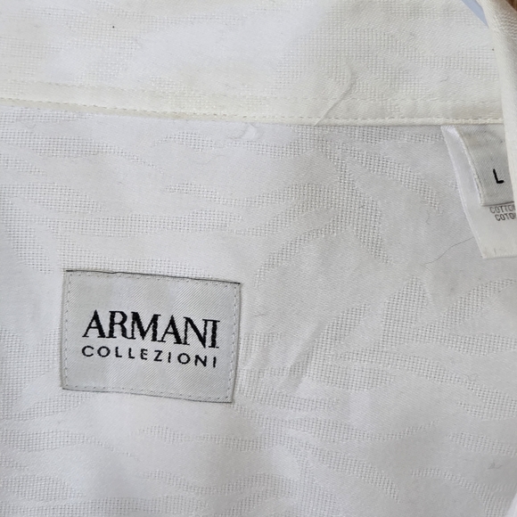 Armani Collezioni Patterned Casual Shirt - Picture 5 of 6